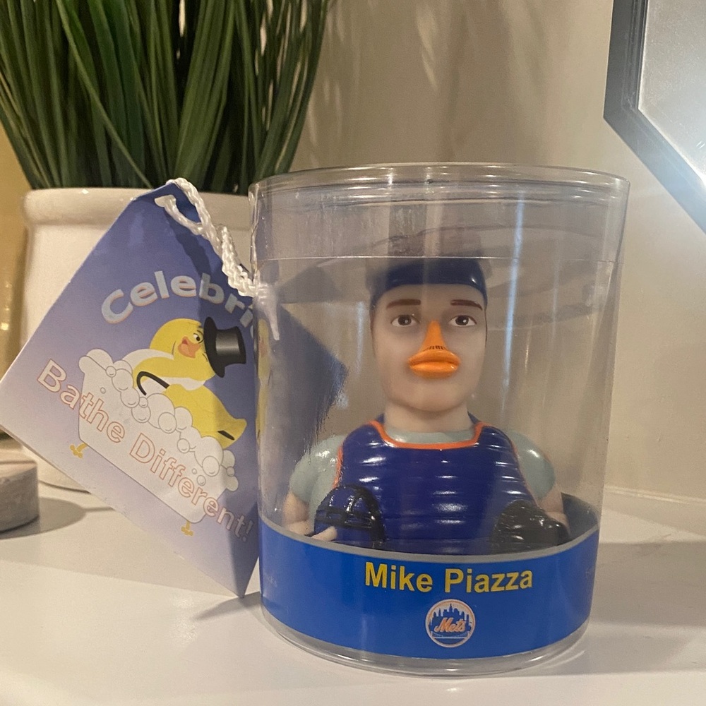 Mike Piazza Celebriduck - NEVER OPENED!!     mlb new york mets baseball ny ducks